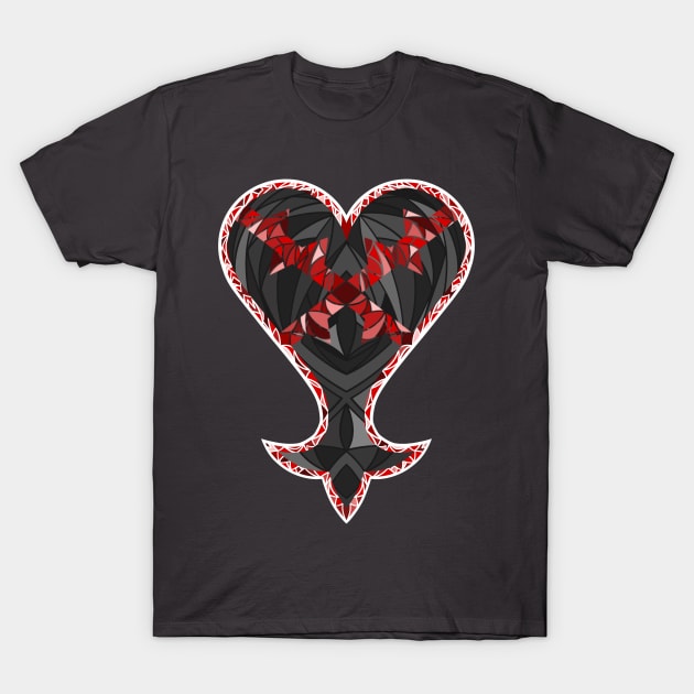 Kingdom Hearts: Heartless Dark Shard Art T-Shirt by The Curio Art Shop